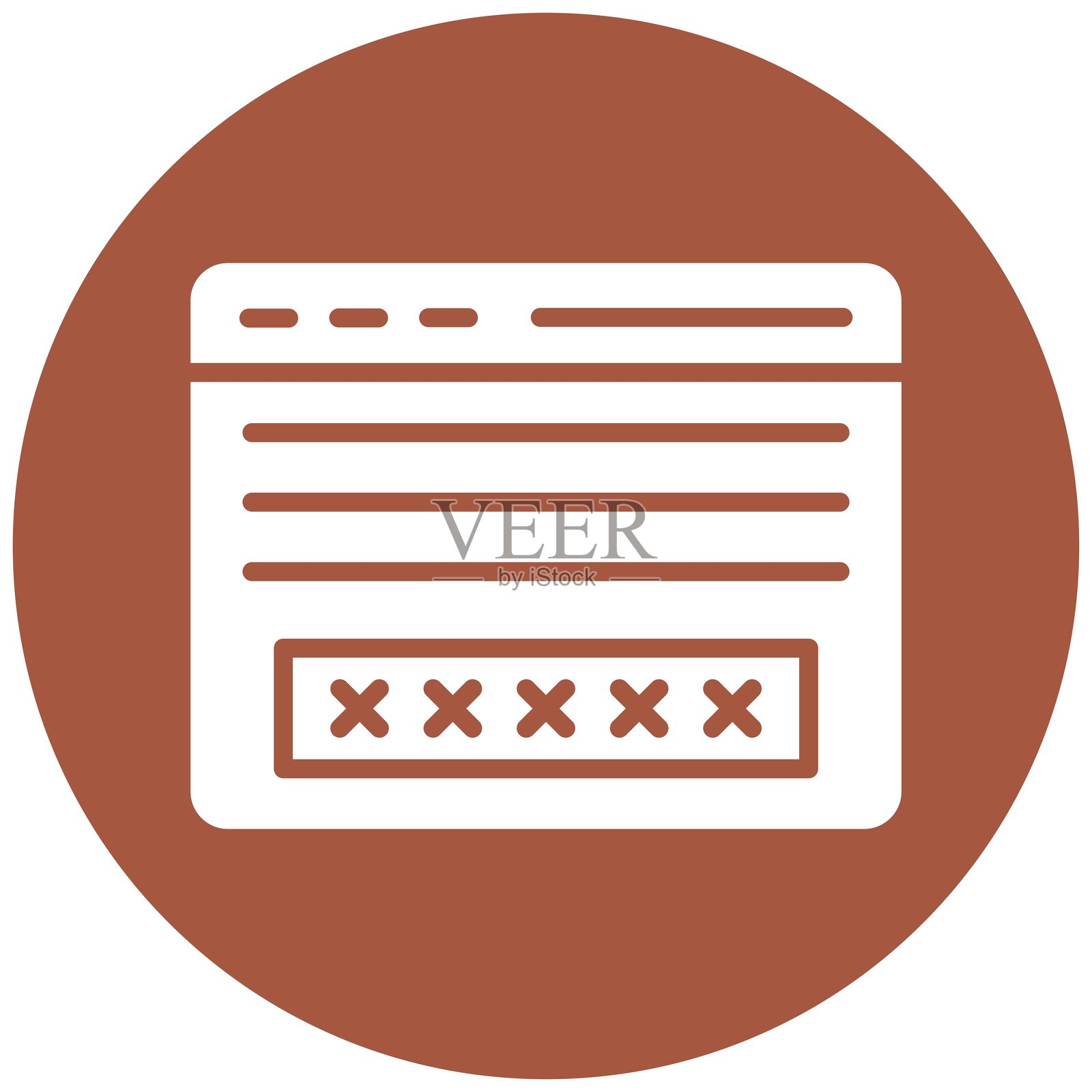 登录矢量图标设计插图插画图片素材