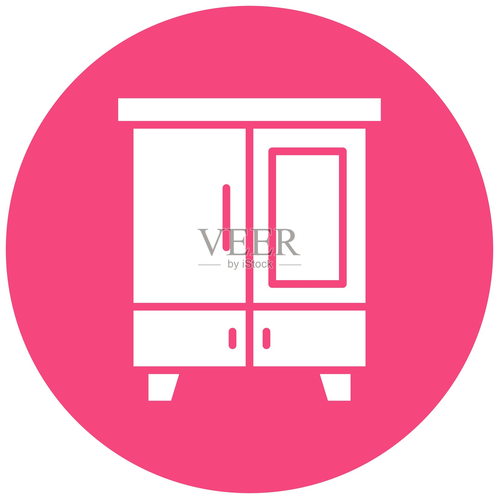 衣柜矢量图标设计插图插画图片素材