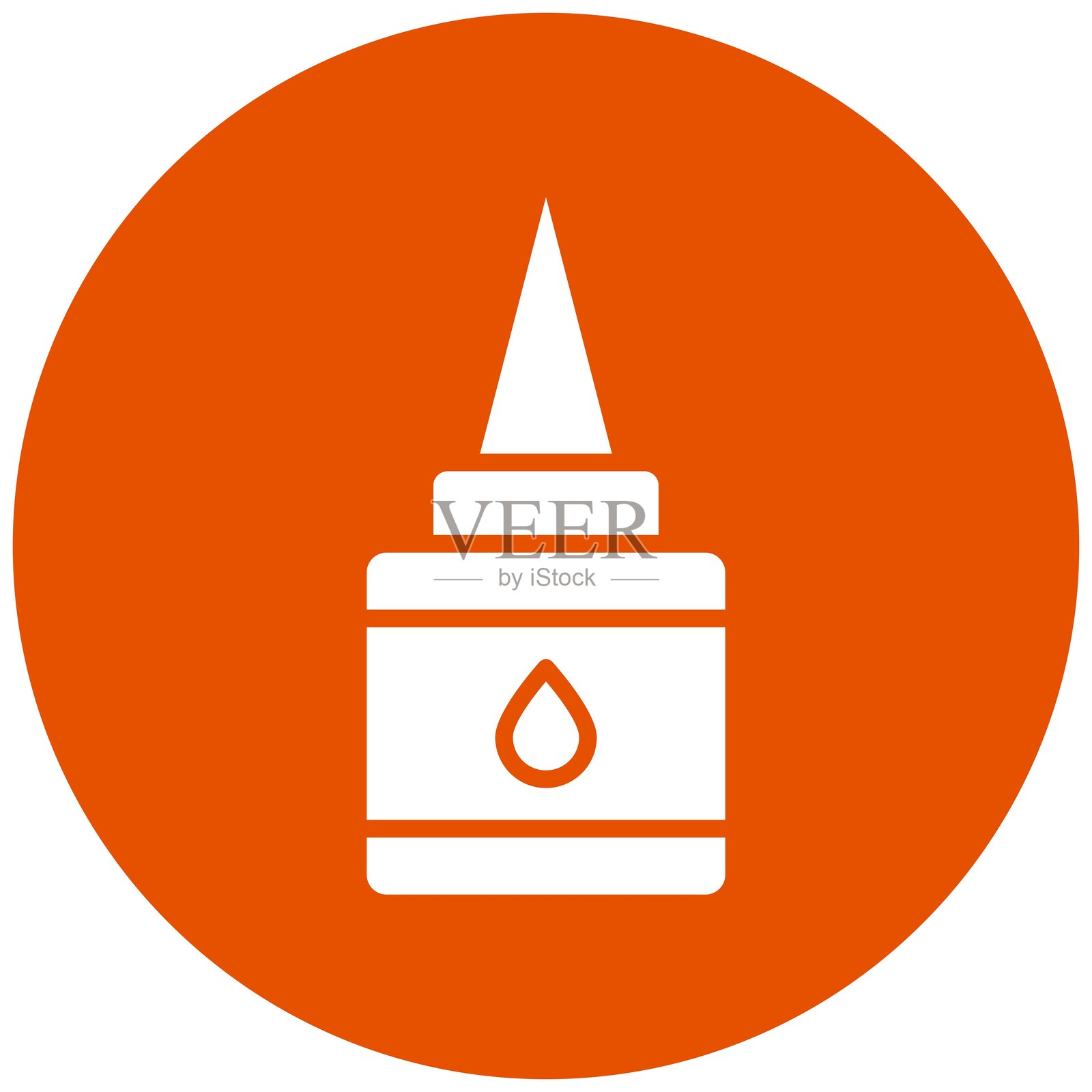 液体胶水矢量图标设计插图插画图片素材