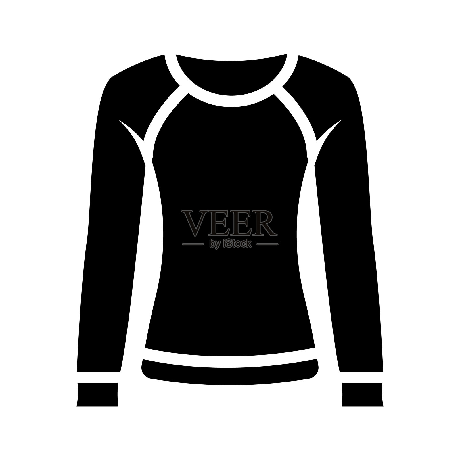 长袖衬衫插画图片素材