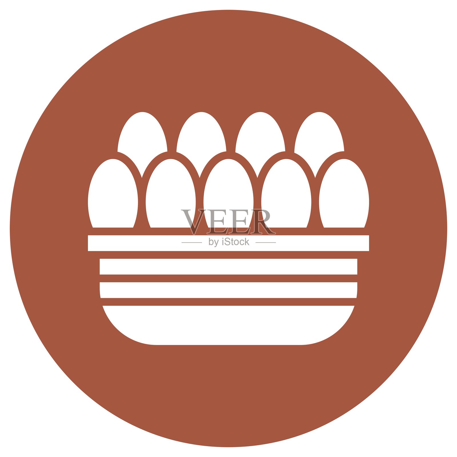 鸡蛋矢量图标设计插图插画图片素材