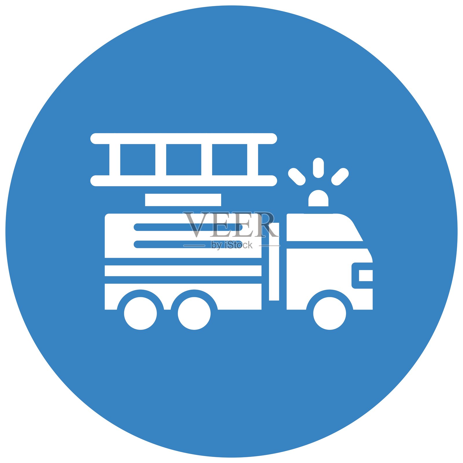 消防车矢量图标设计插图插画图片素材