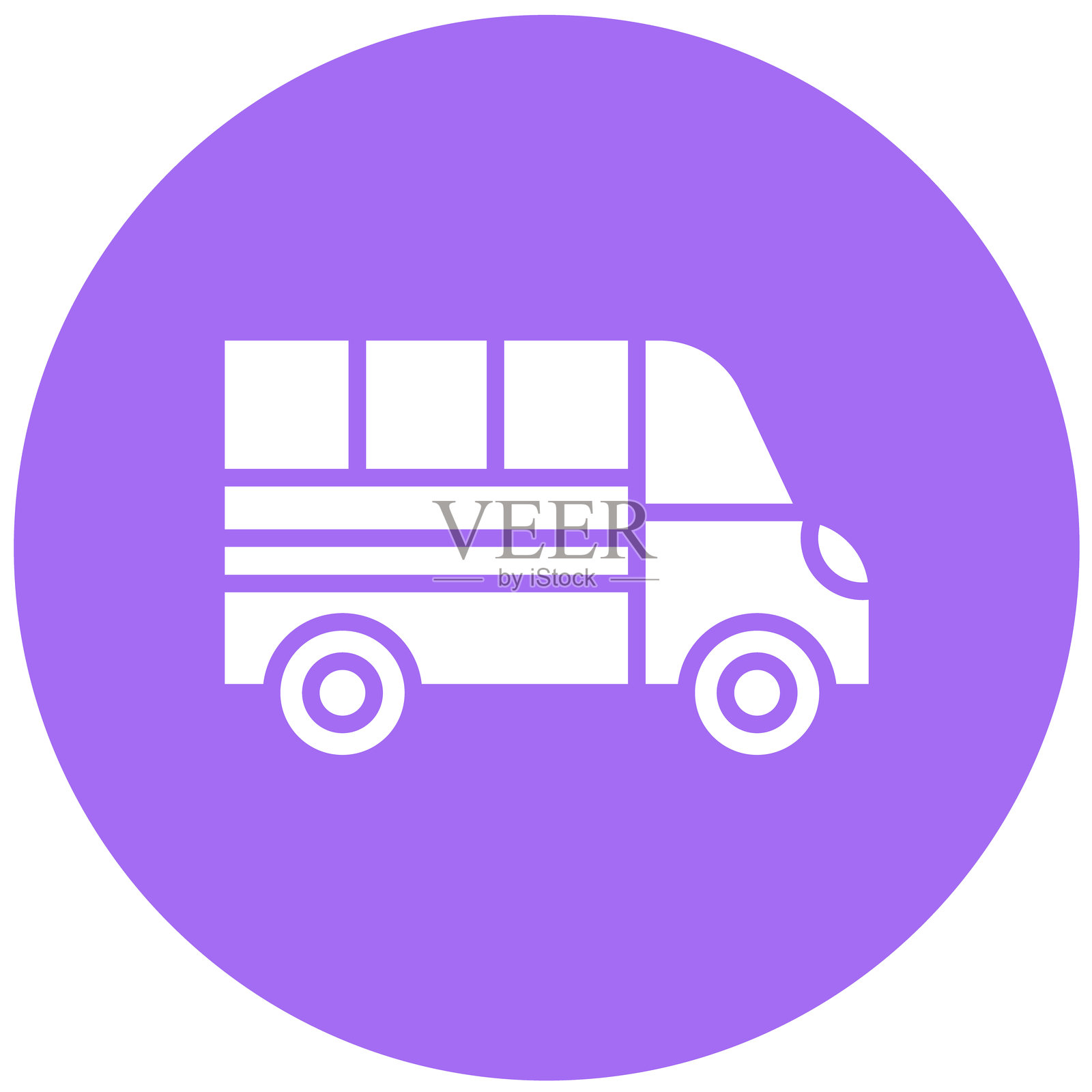 面包车矢量图标设计插图插画图片素材