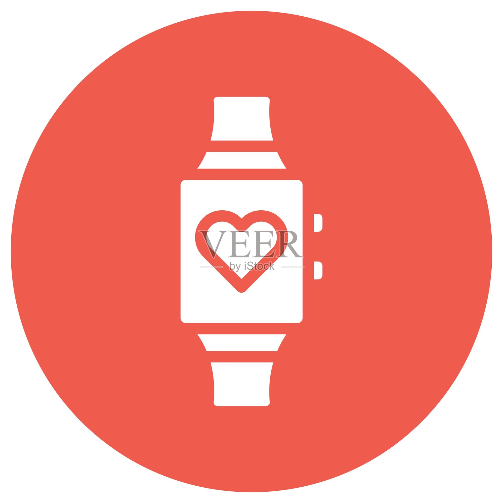 智能手表矢量图标设计插图插画图片素材