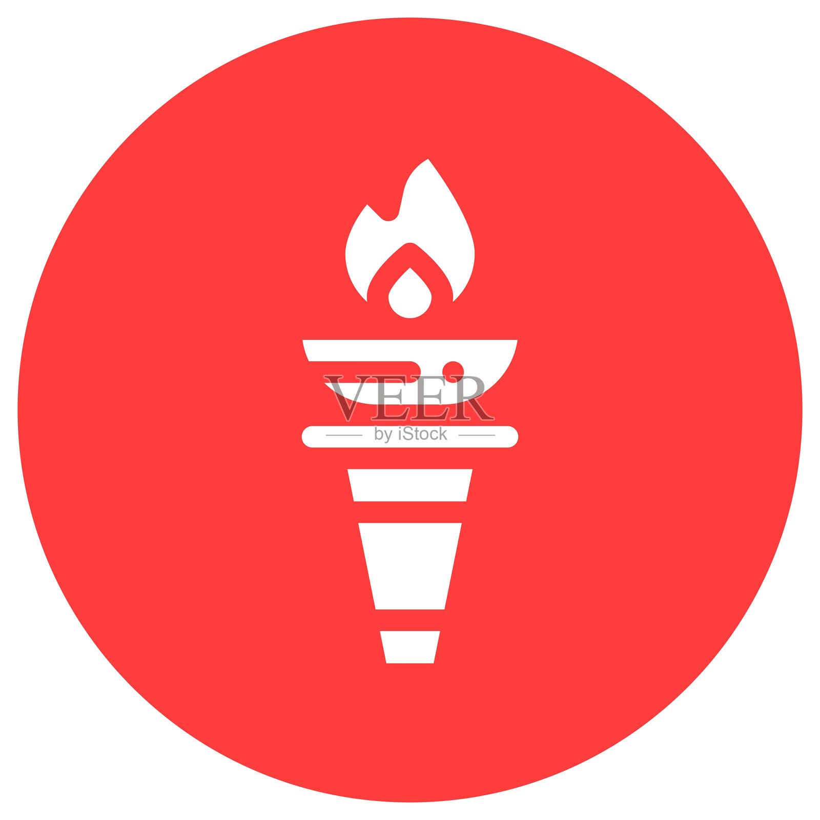 火焰矢量图标设计插图插画图片素材