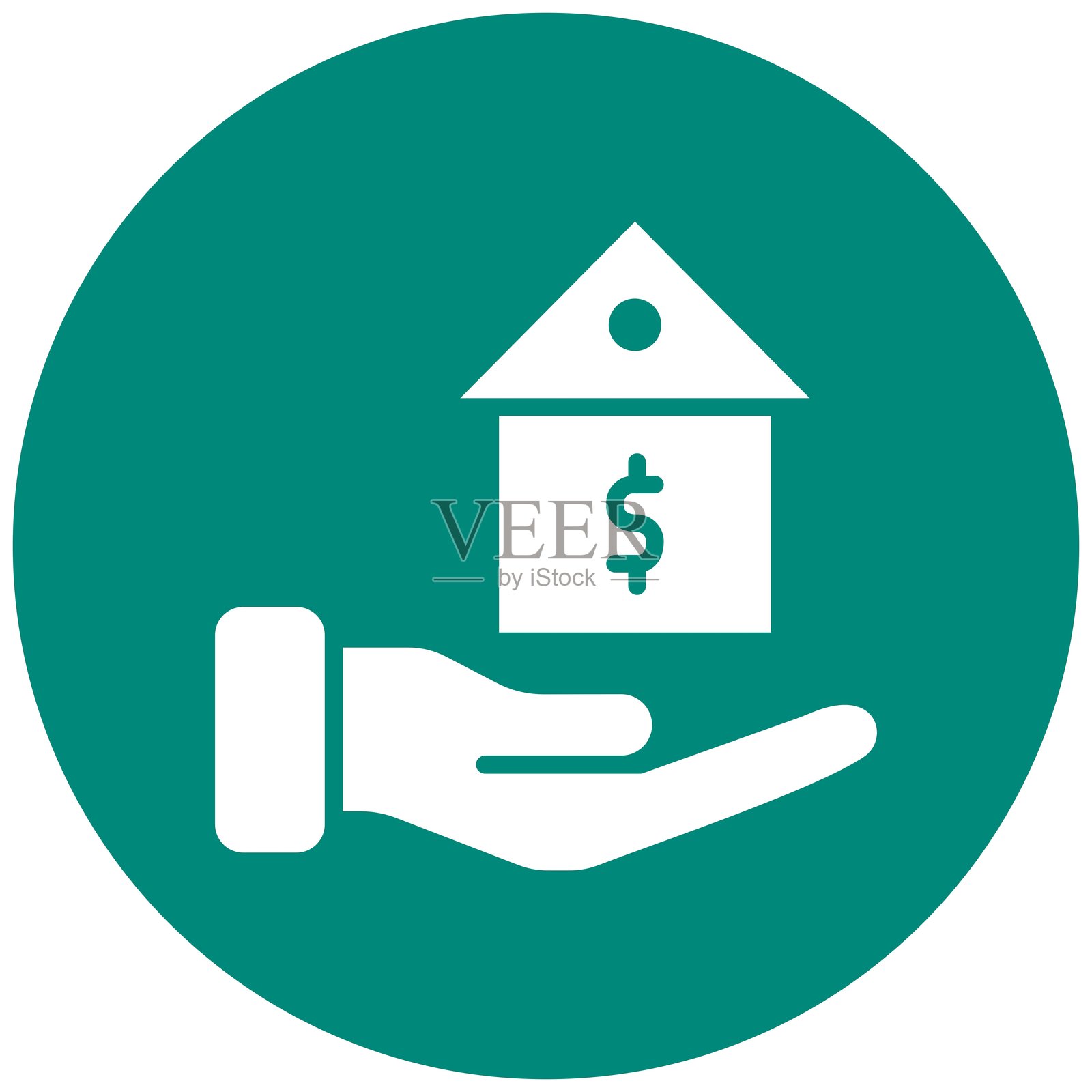 抵押贷款矢量图标设计插图插画图片素材