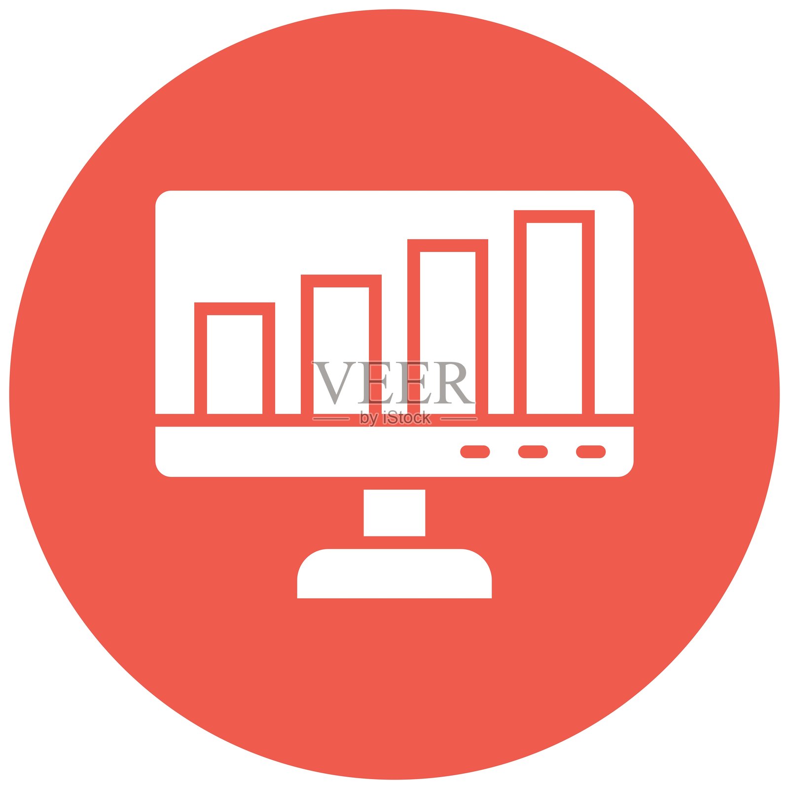 柱状图矢量图标设计插图插画图片素材