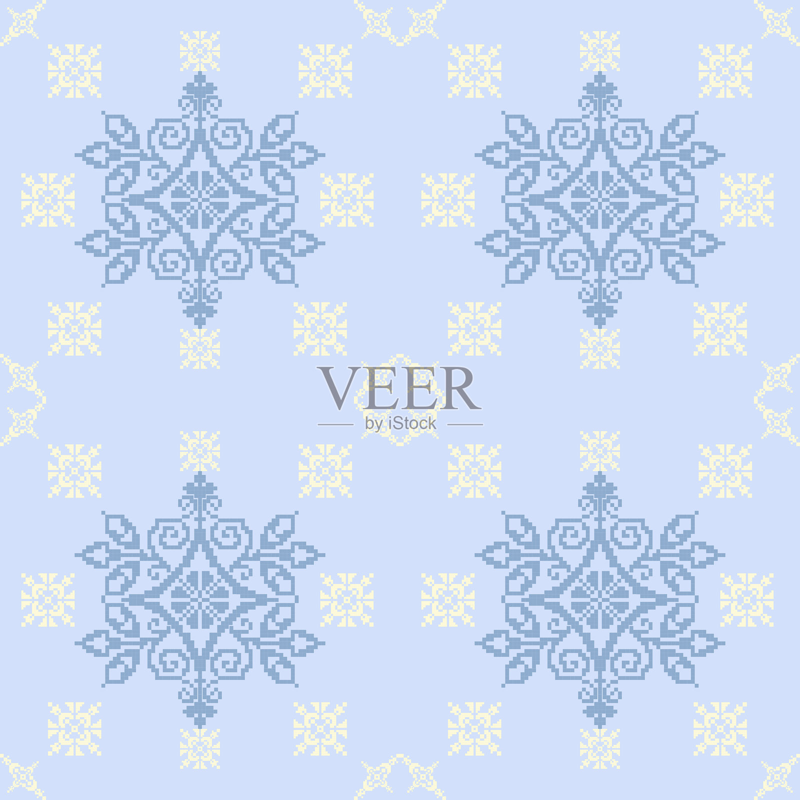 几何图案。无缝矢量部落图案。插画图片素材