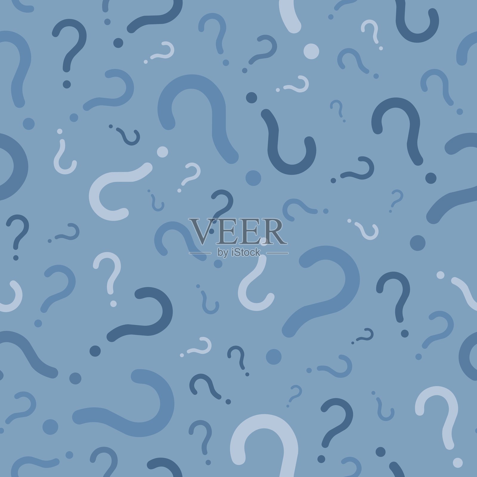 社交媒体调查无缝图案插画图片素材