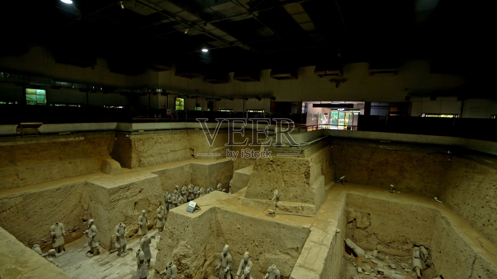 秦始皇陵，秦始皇帝陵，兵马俑，西安，陕西，中国，亚洲。照片摄影图片