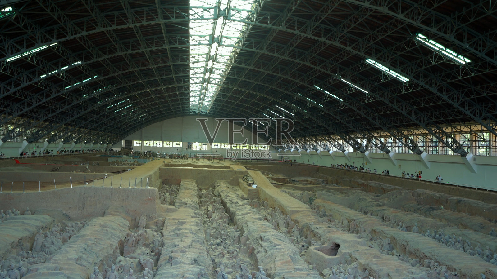 秦始皇陵，秦始皇帝陵，兵马俑，西安，陕西，中国，亚洲。照片摄影图片