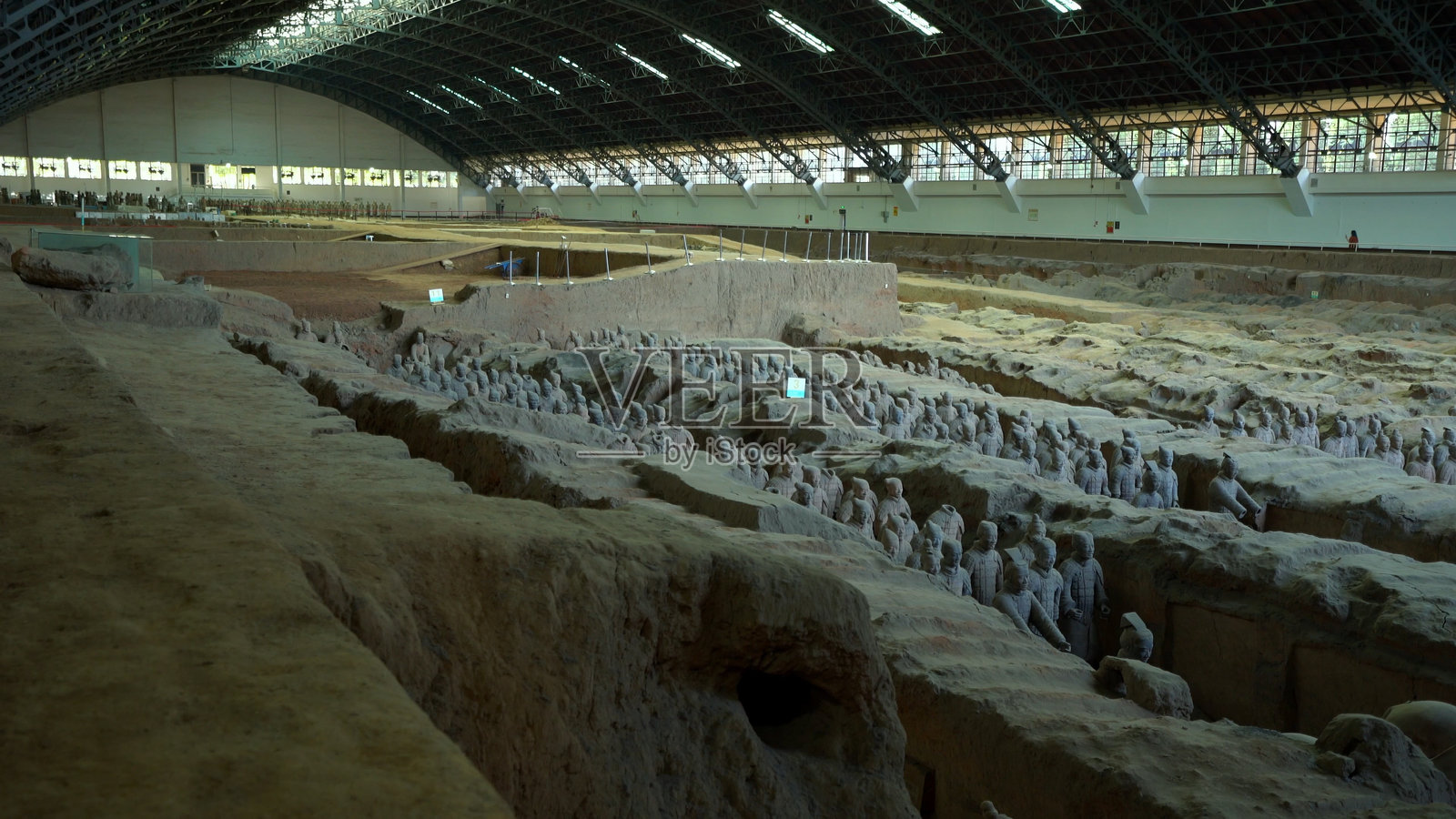 秦始皇陵，秦始皇帝陵，兵马俑，西安，陕西，中国，亚洲。照片摄影图片