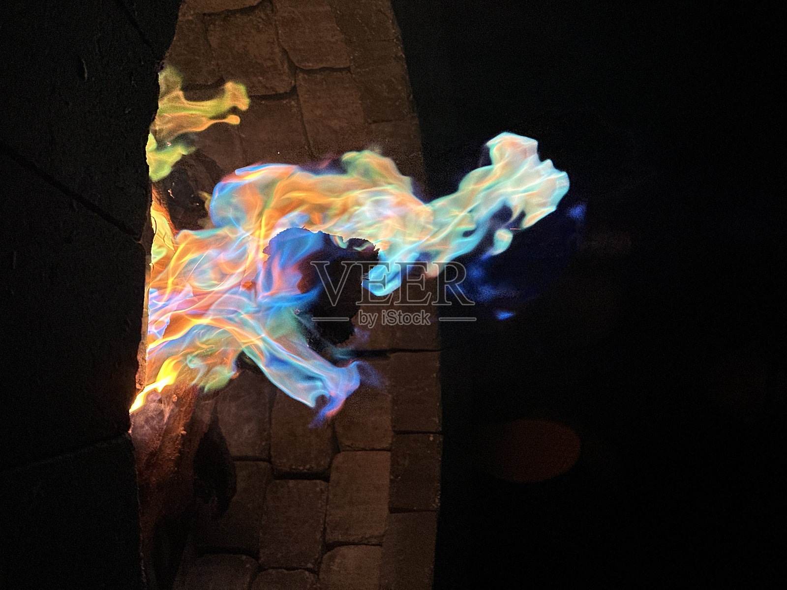 魔法火焰照片摄影图片