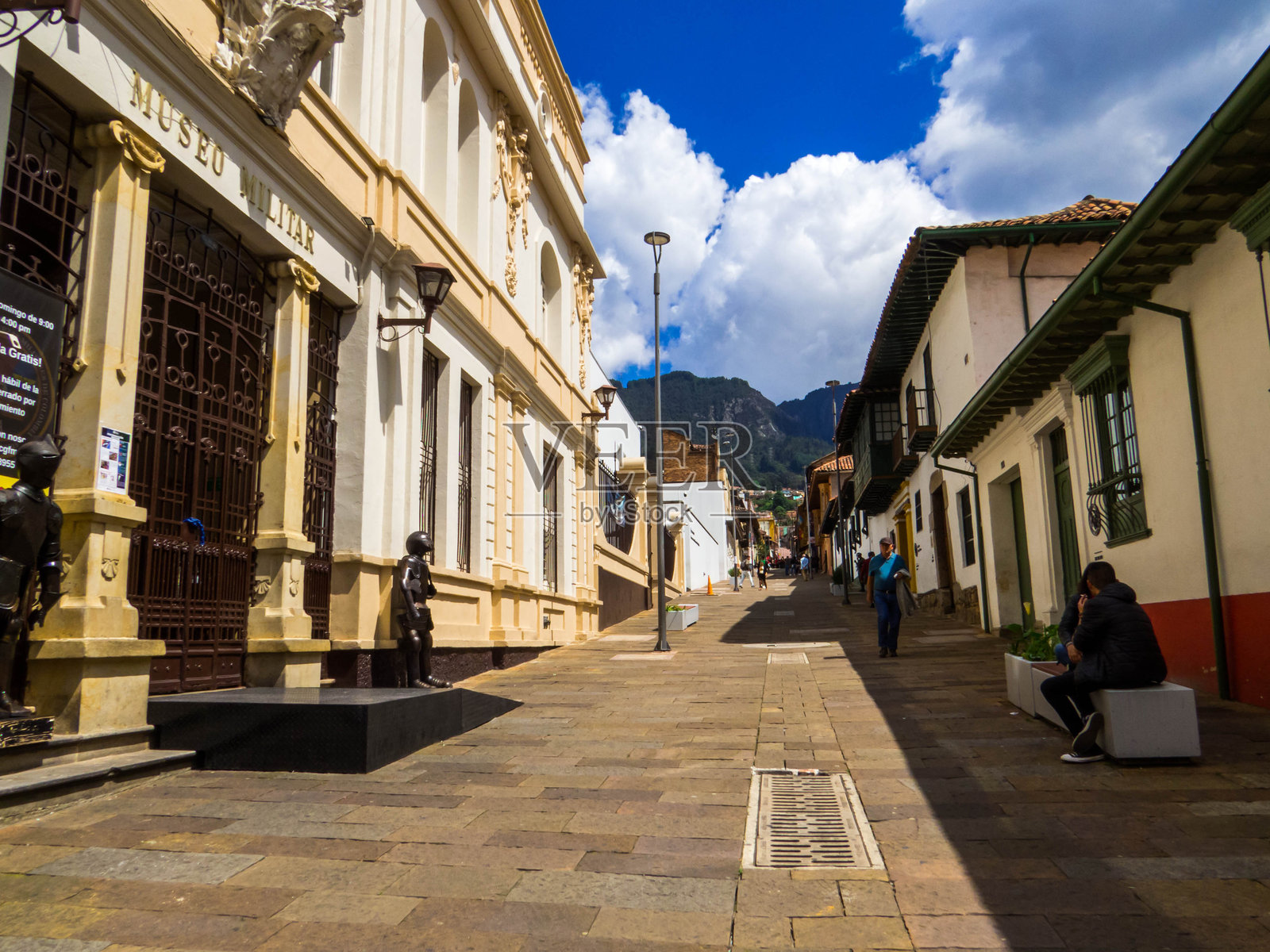 哥伦比亚波哥大的街道照片摄影图片