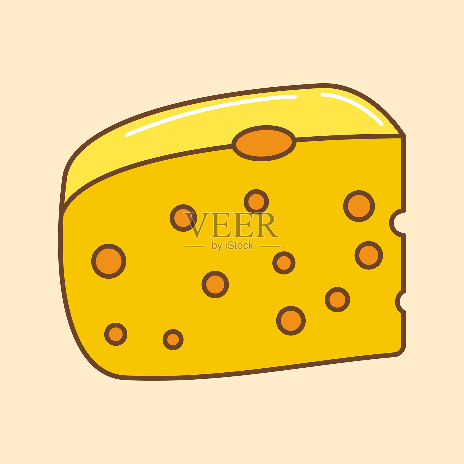 奶酪插图插画图片素材