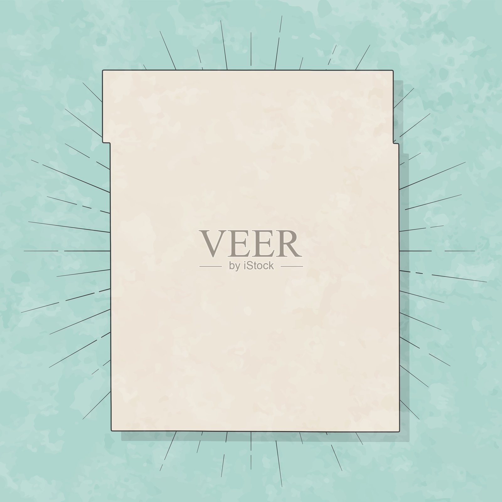 明尼苏达州里昂县。复古风格地图 - 旧纹理纸张插画图片素材