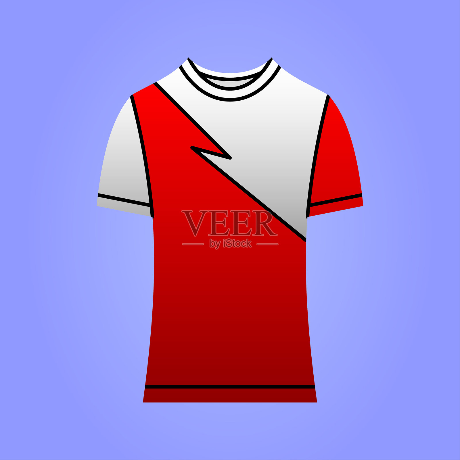 运动衫渐变插图插画图片素材