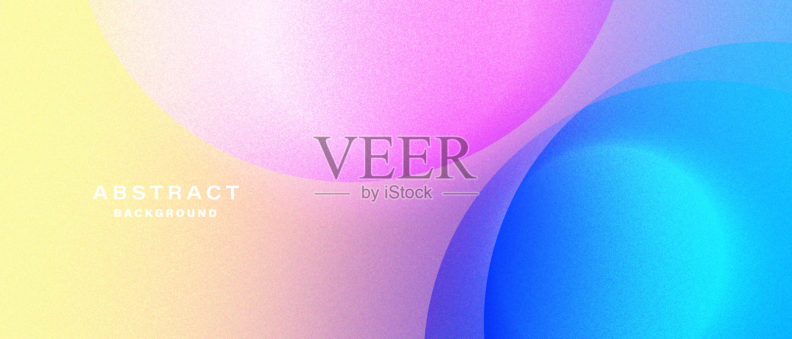 渐变抽象背景与圆形线条图案。插画图片素材