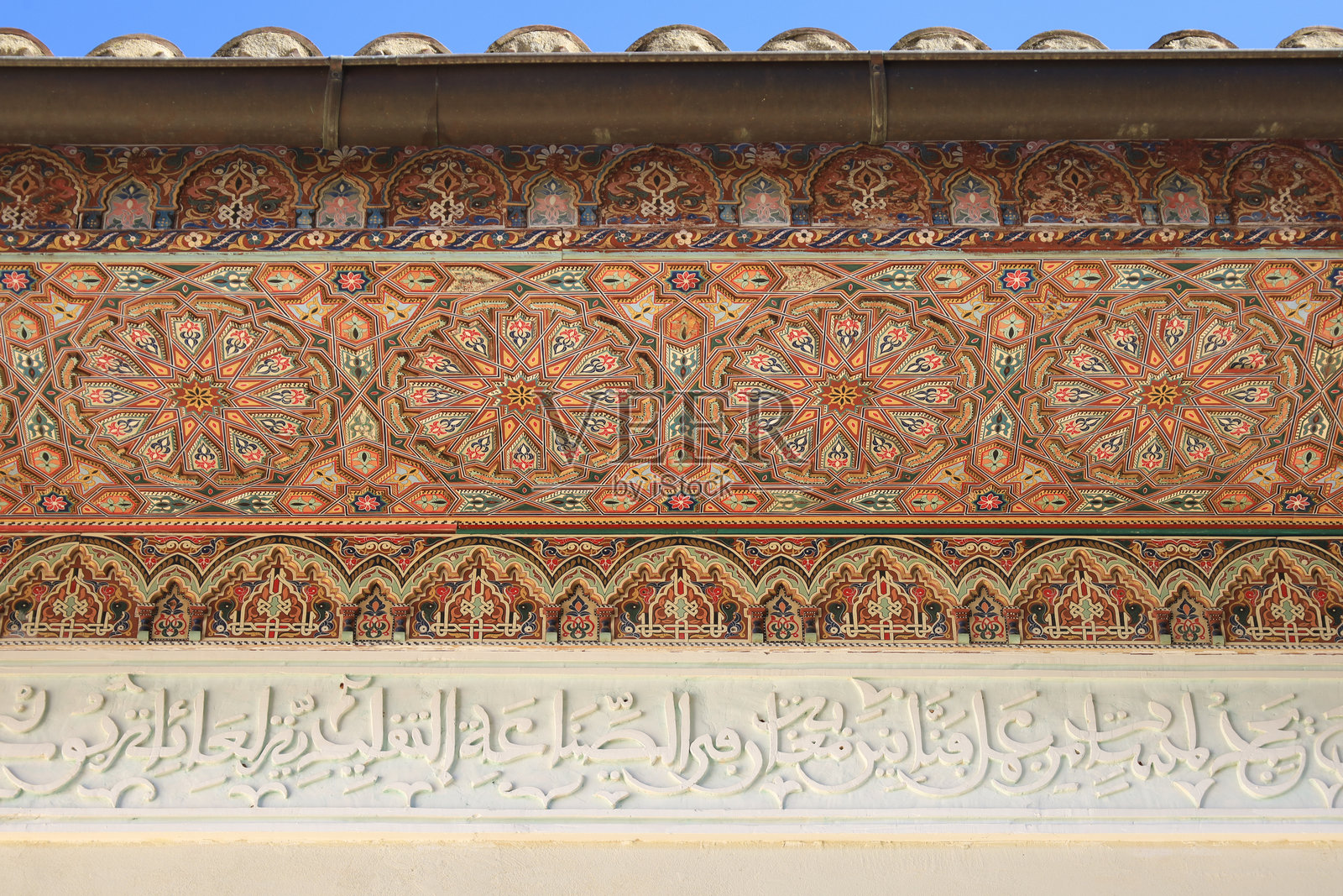 安娜镇(瓦伦西亚)塞尔维隆伯爵城堡宫殿的天花板和雕刻照片摄影图片