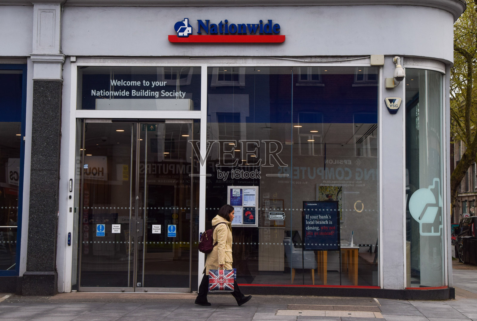 英国伦敦的全国建筑协会分行照片摄影图片