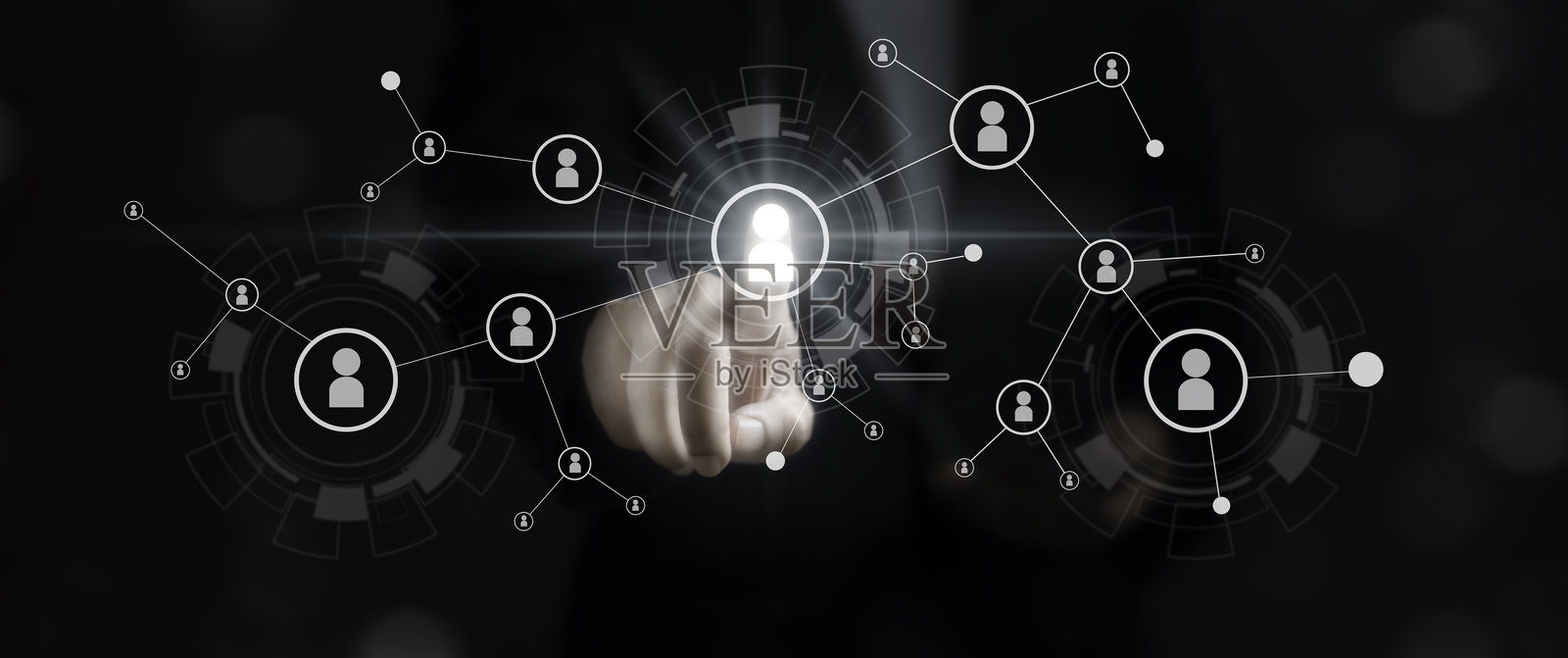 人力资源、HR、招聘团队、员工管理与关系、团队合作、商人选择人力资源在全球结构网络和管理招聘就业。照片摄影图片