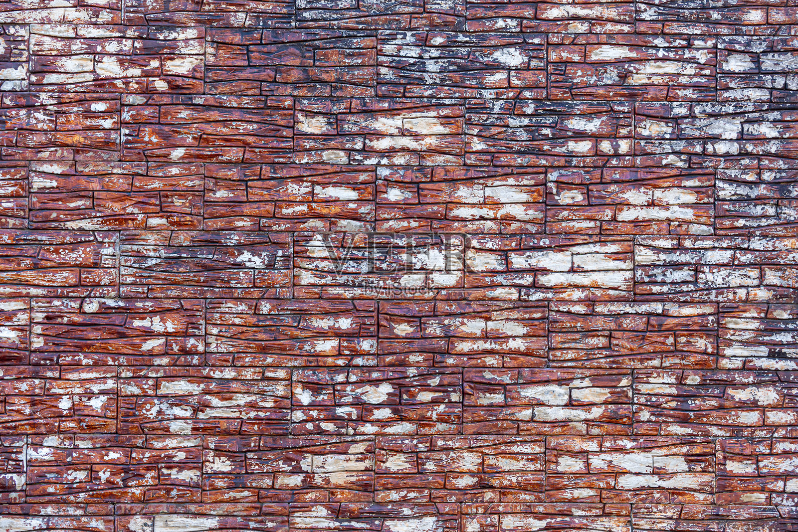 砖墙的细节视图。照片摄影图片