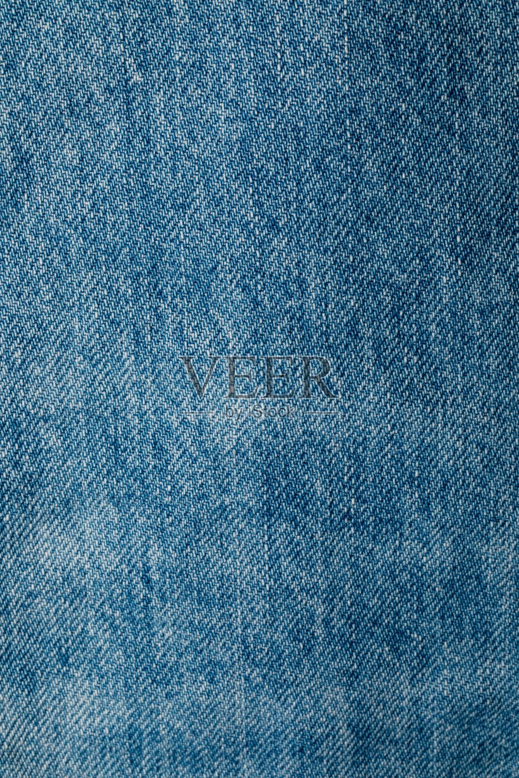 blue denim jean fabric texture照片摄影图片