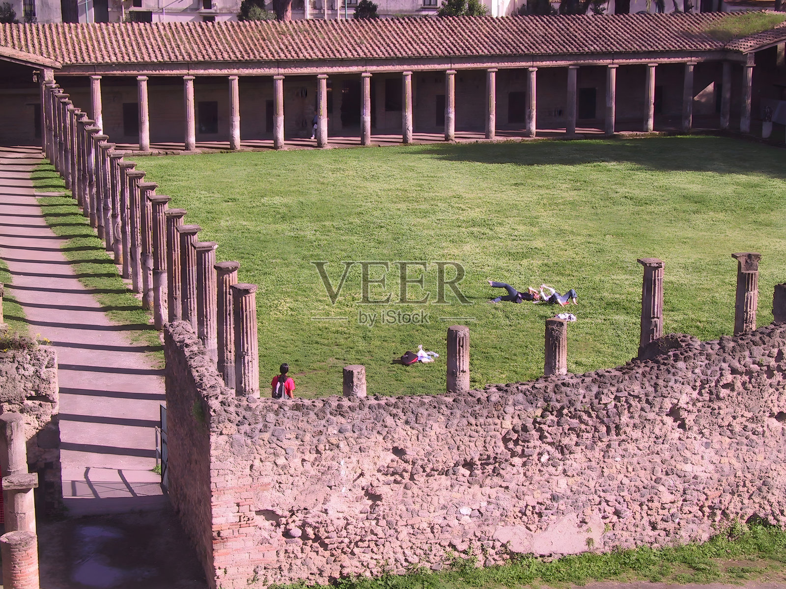 意大利庞贝的惊人遗迹照片摄影图片