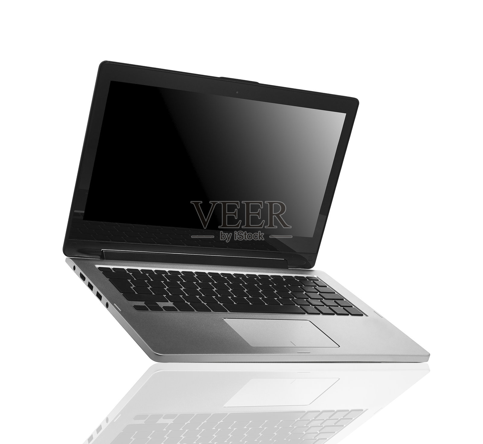 孤立的笔记本电脑照片摄影图片