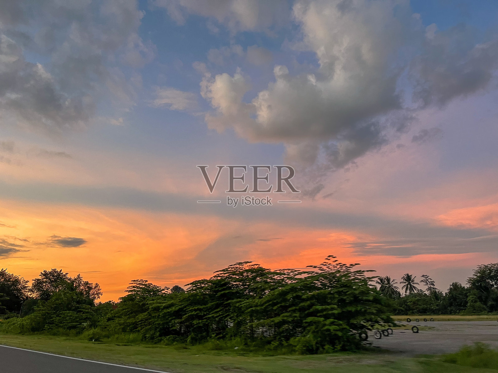 日落照片摄影图片