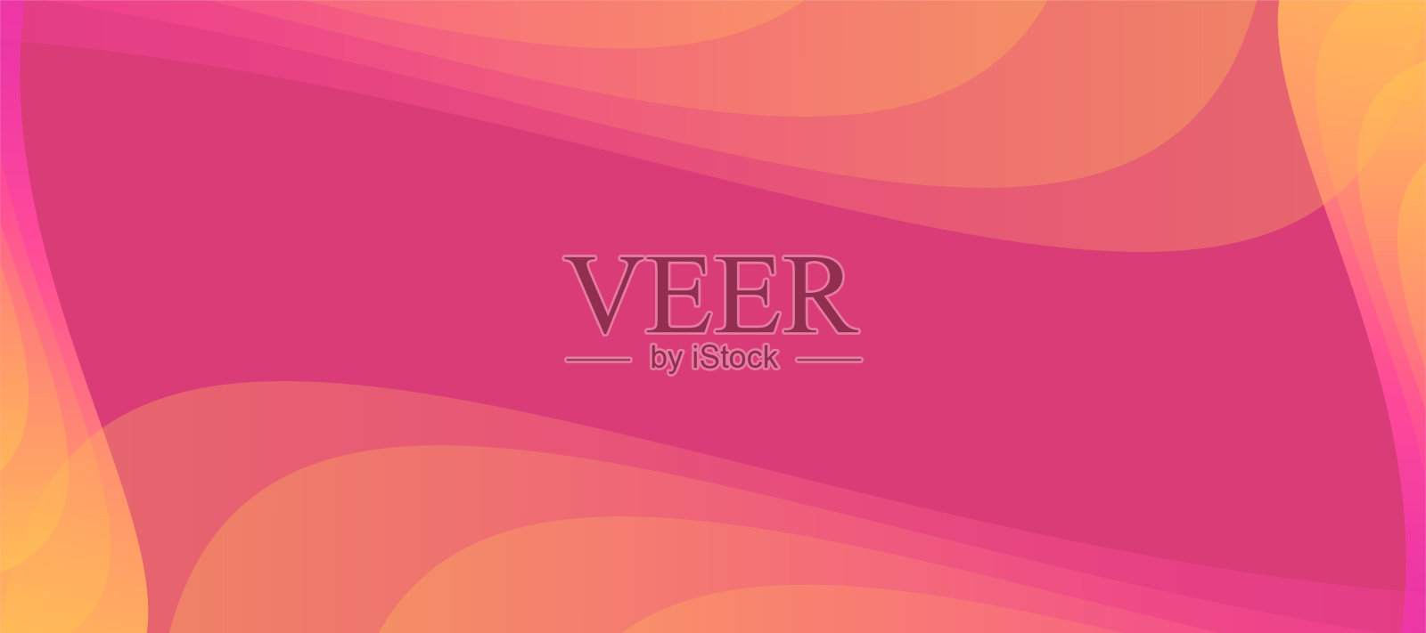 彩色渐变波浪抽象背景插画图片素材