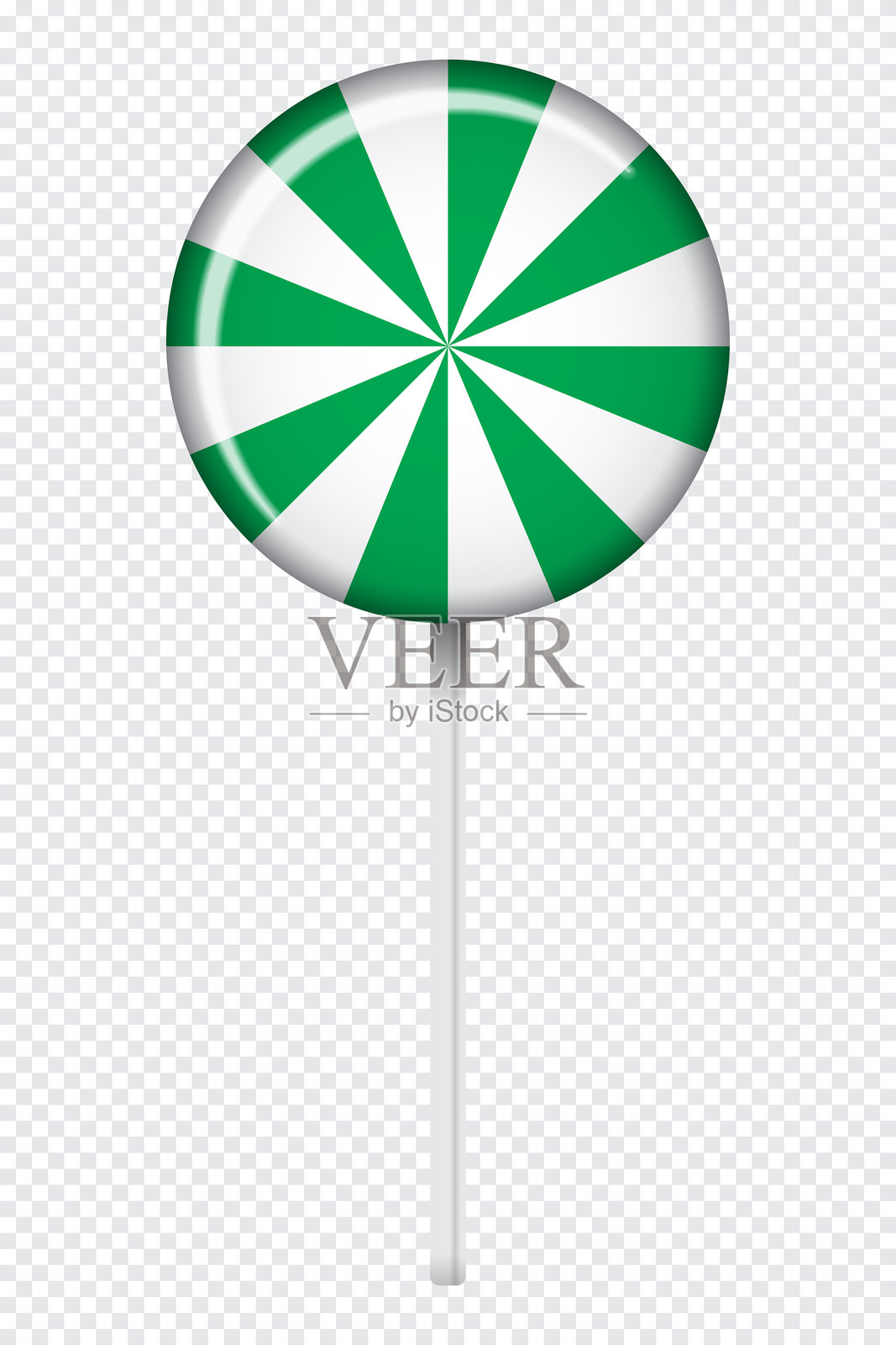 条纹棒棒糖。条纹扭曲糖果。新年、冬季假日、甜点、新年活动的插图。矢量插图。插画图片素材