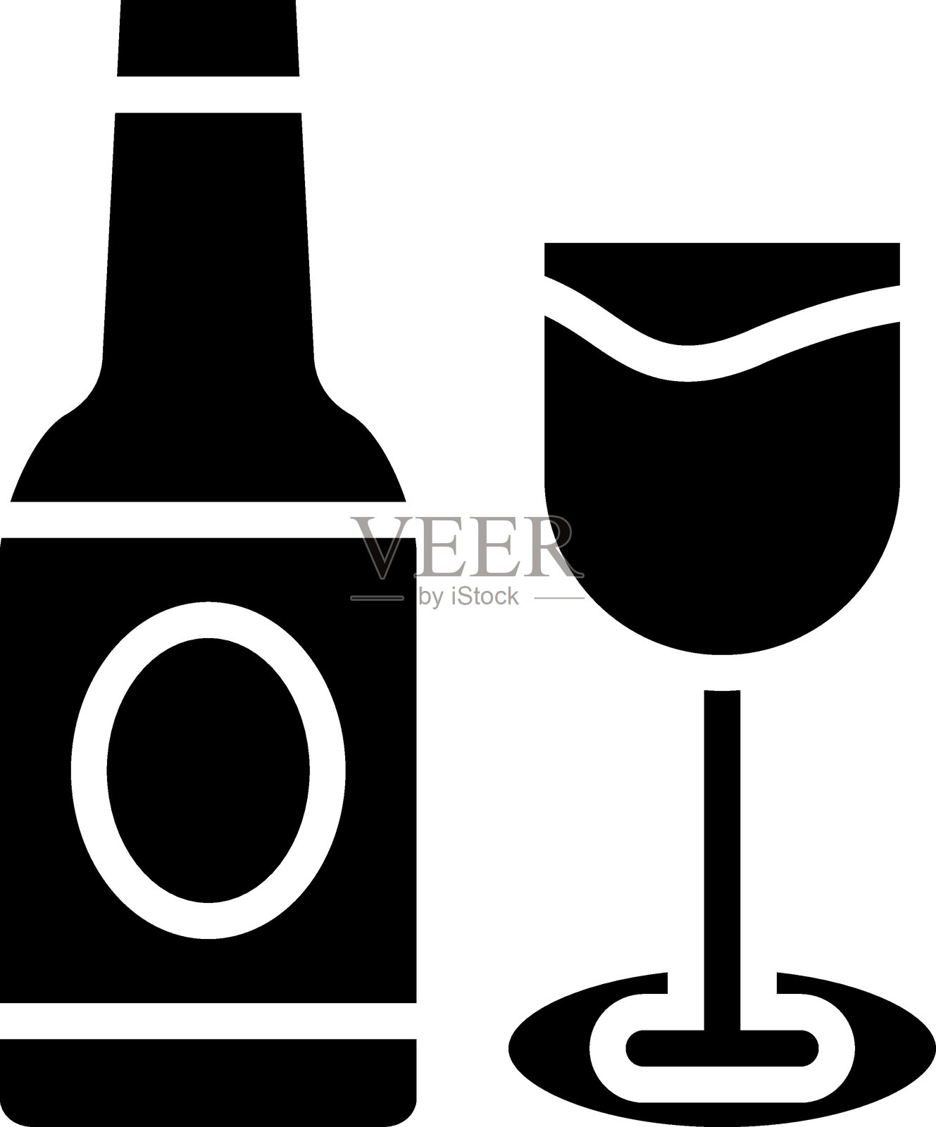 免费葡萄酒图标风格插画图片素材