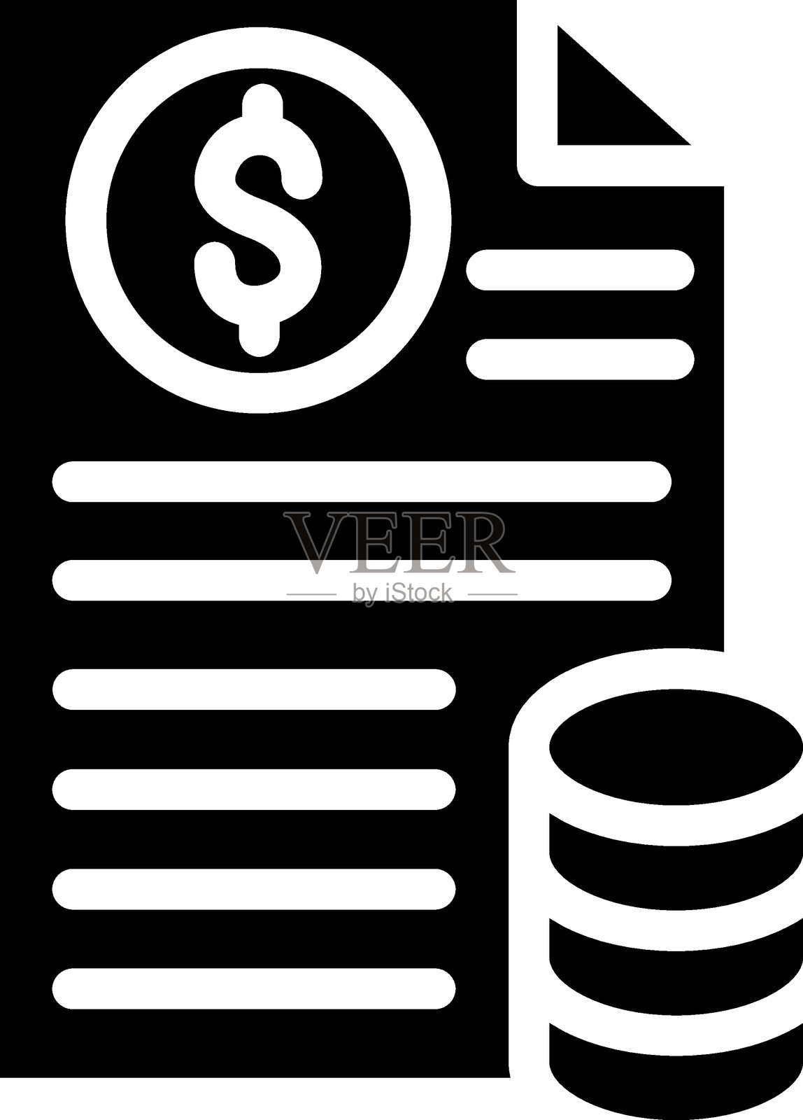 总账图标风格插画图片素材