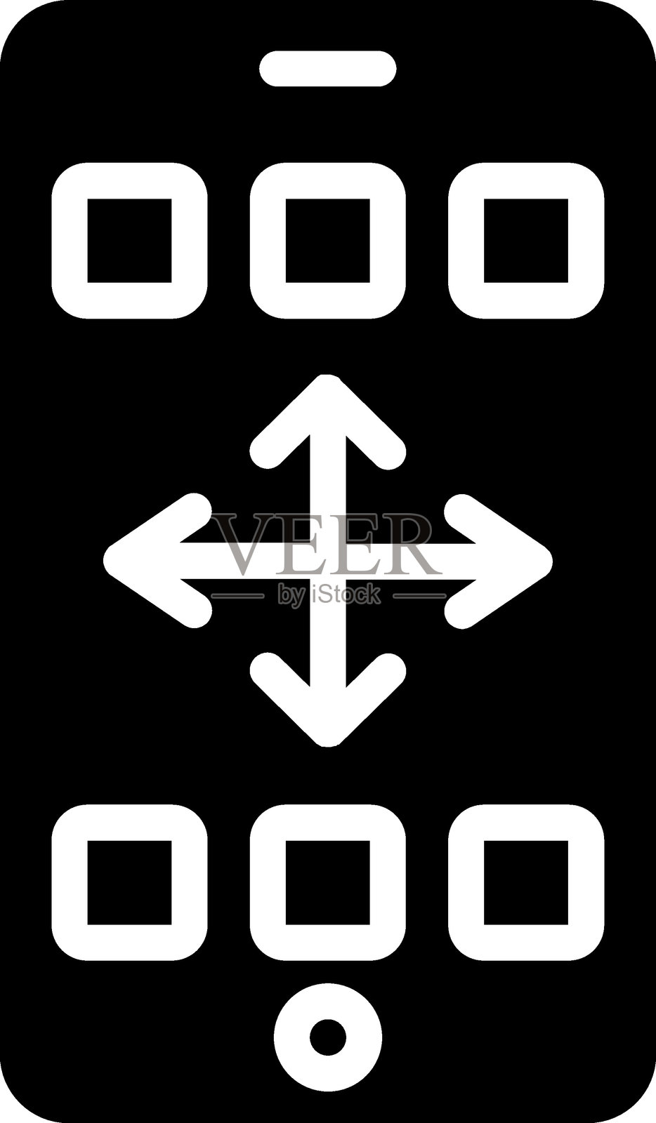 应用控制图标风格插画图片素材