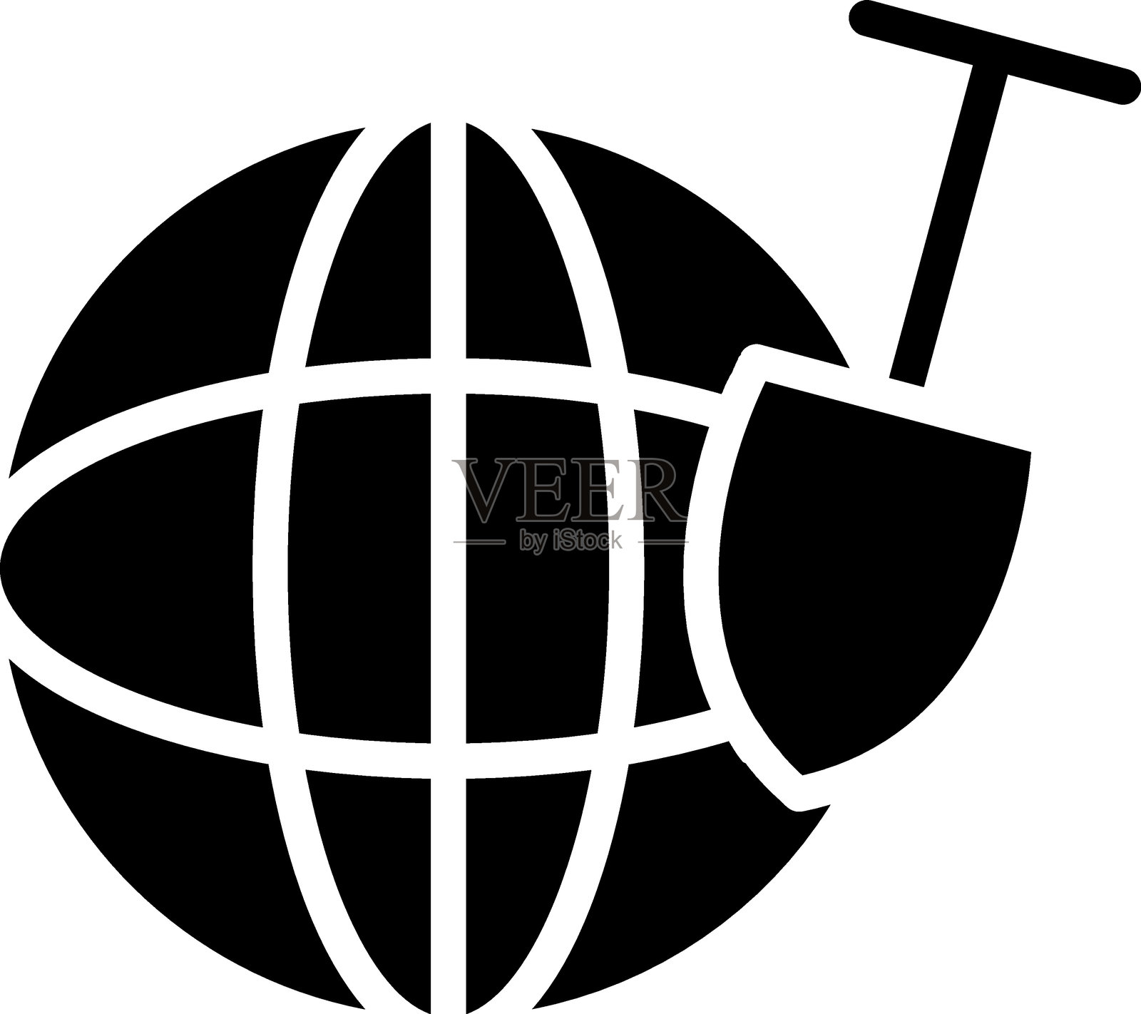 考古动物学图标风格插画图片素材