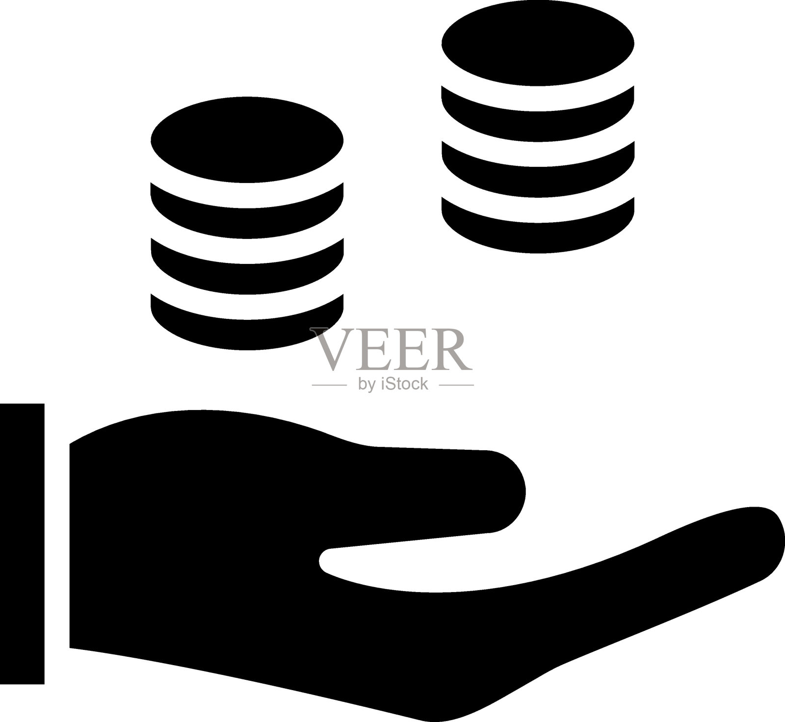 税务解决方案图标风格插画图片素材