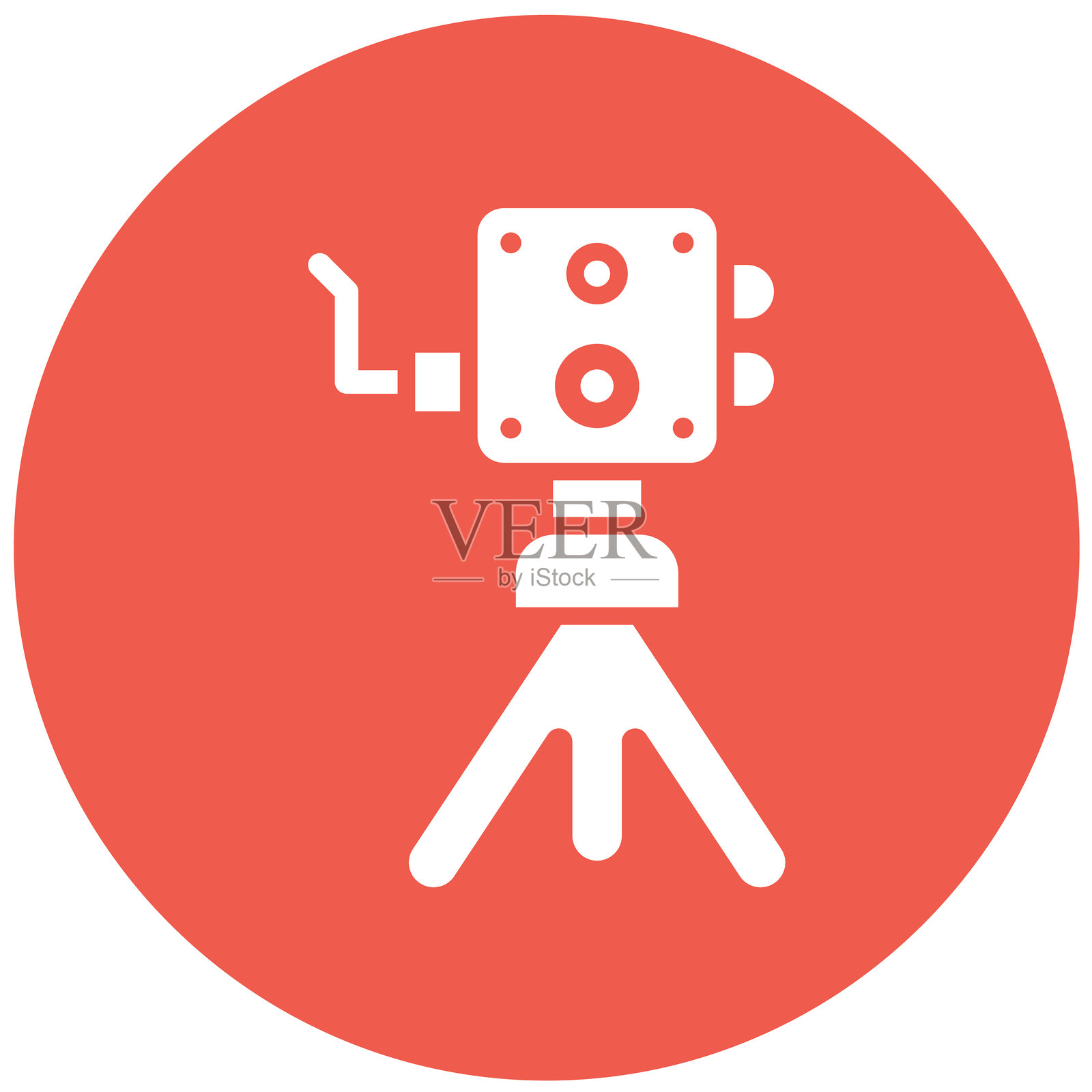 老式相机矢量图标设计插图插画图片素材