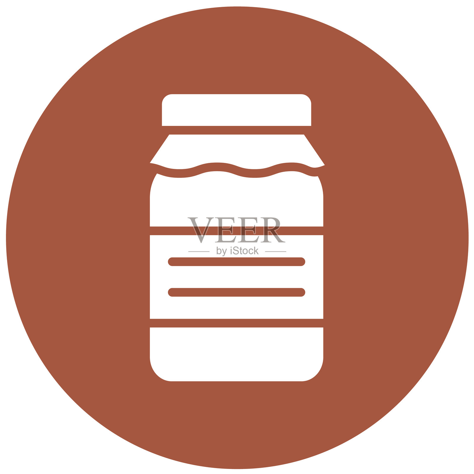 罐子矢量图标设计插图插画图片素材