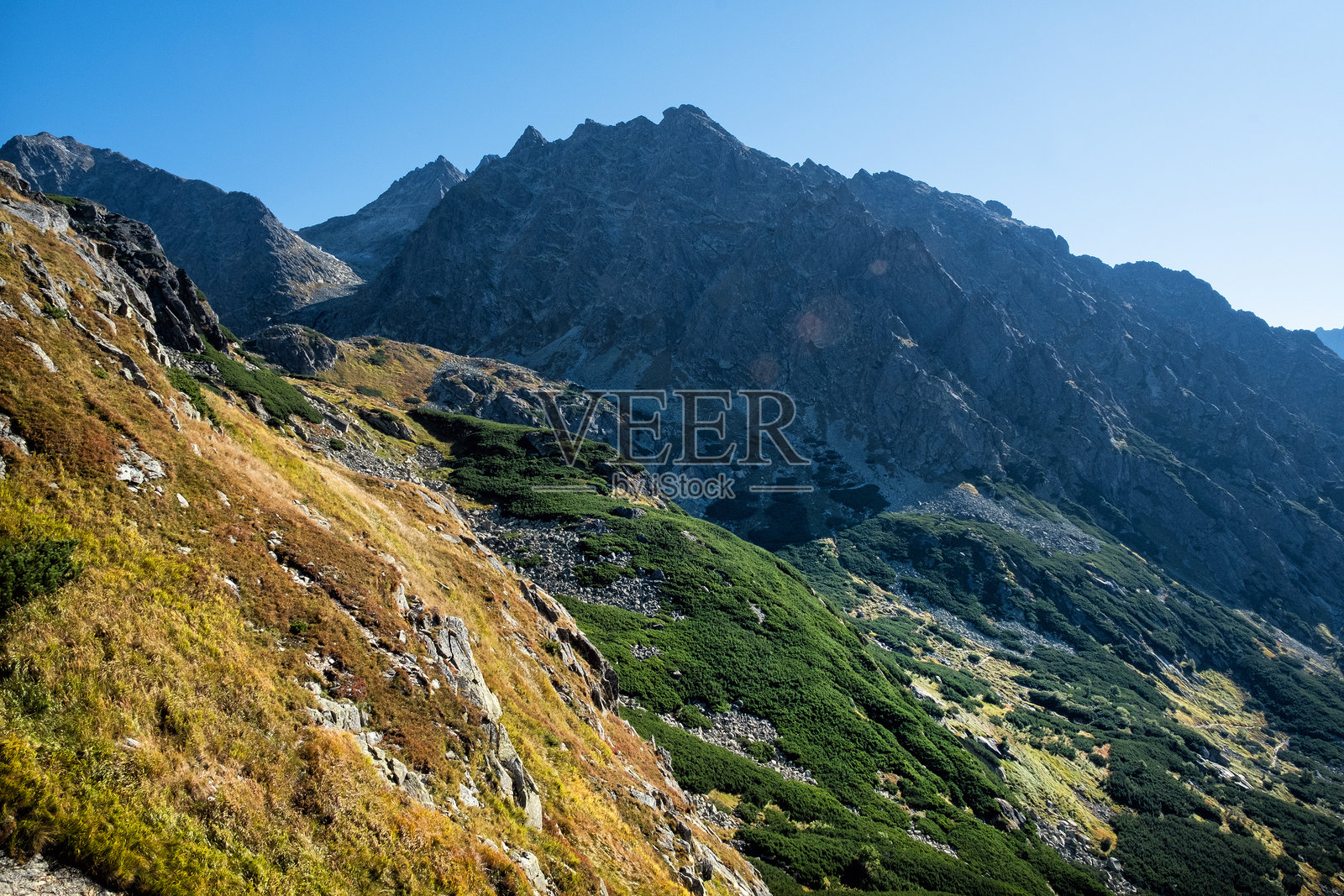 孟古索夫斯卡山谷，塔特拉山脉，高斯洛伐克照片摄影图片