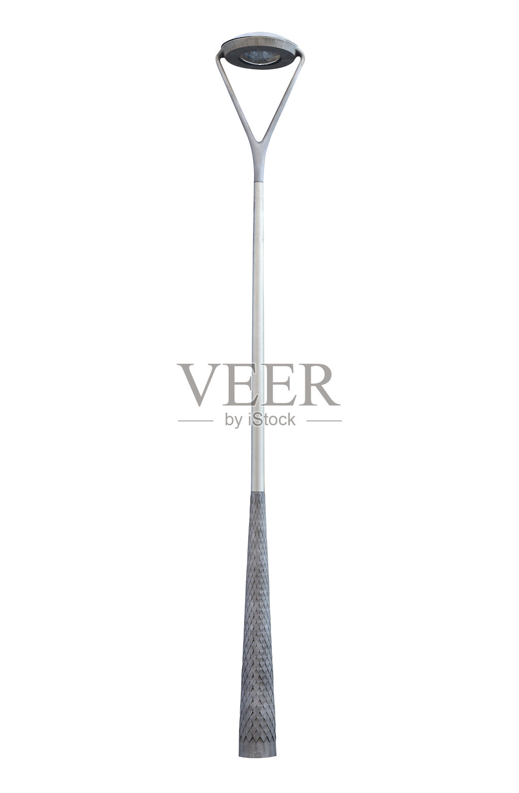 街道路灯，孤立在白色背景上照片摄影图片