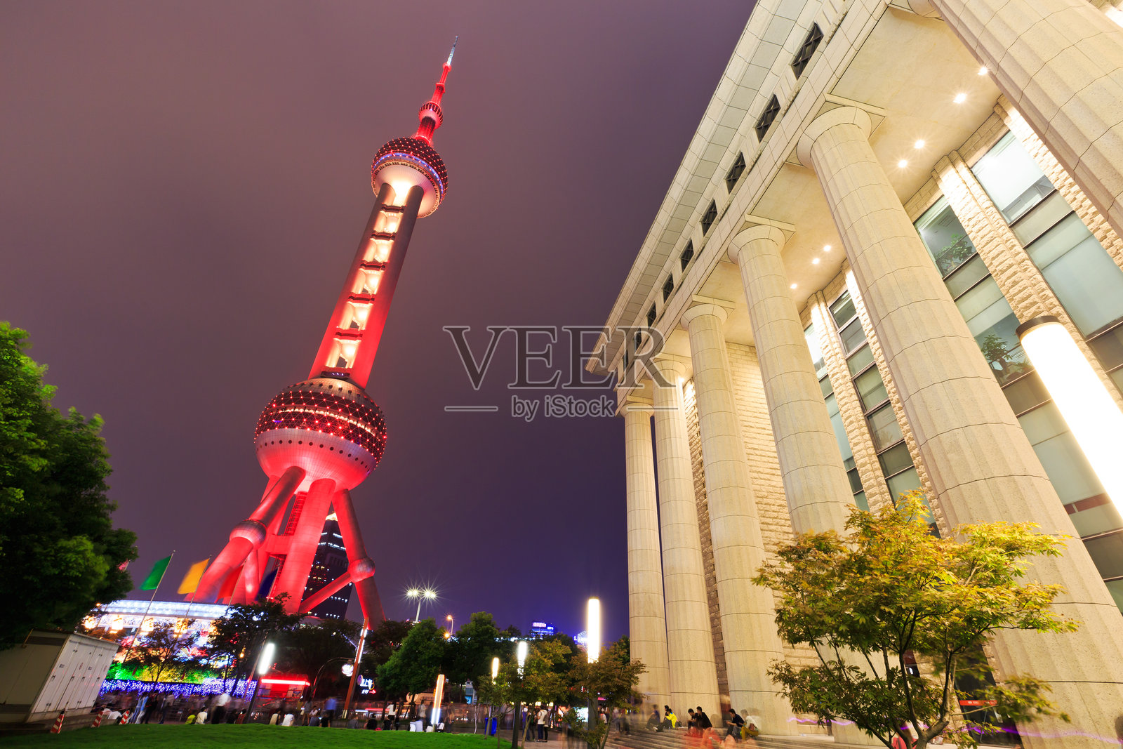 上海夜景照片摄影图片