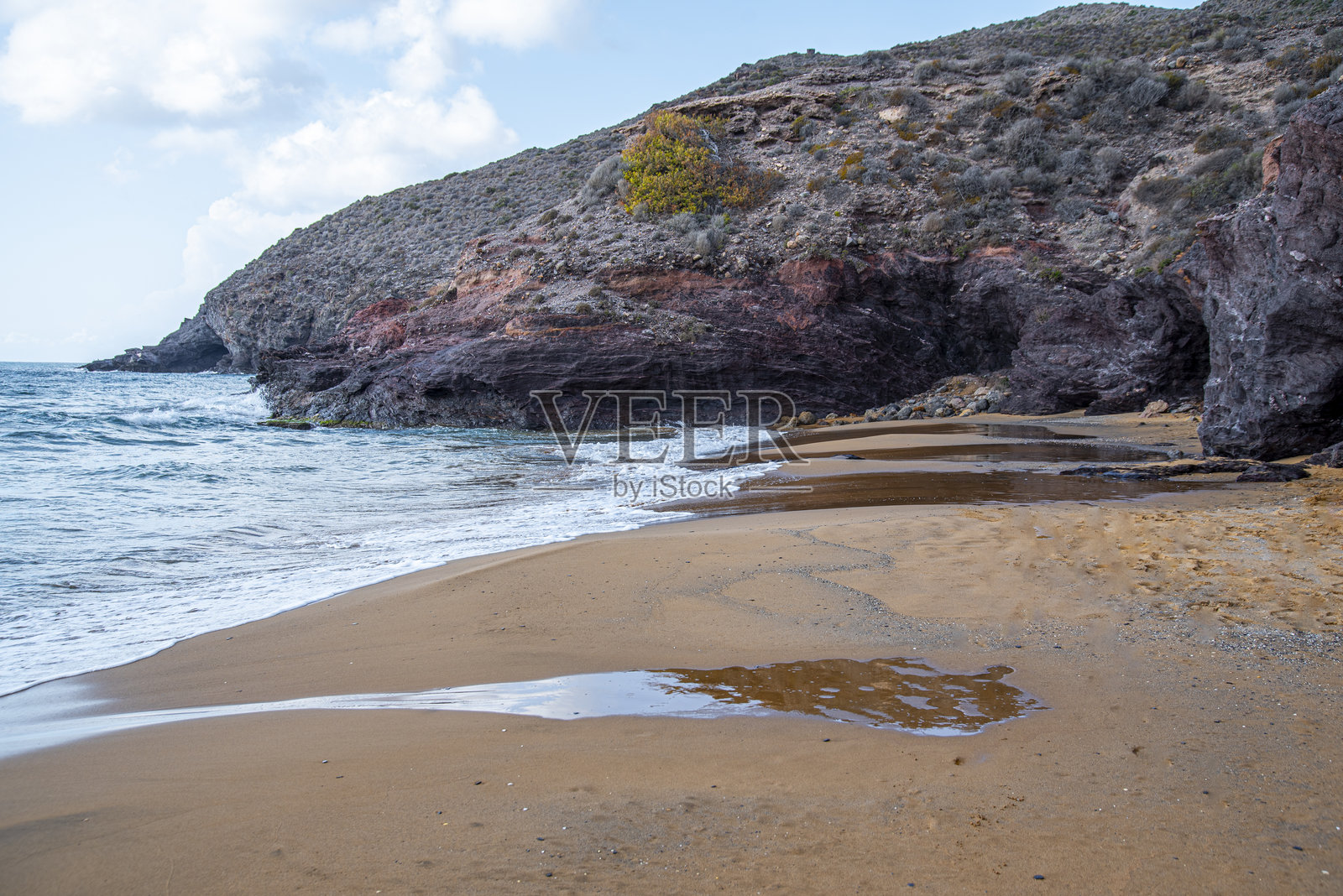 卡尔布兰克地区公园，穆尔西亚，西班牙。照片摄影图片
