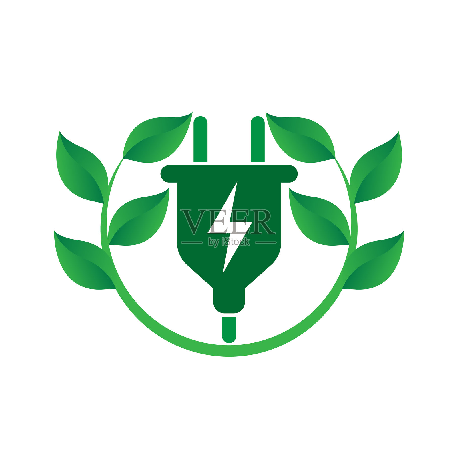 生态能源插画图片素材