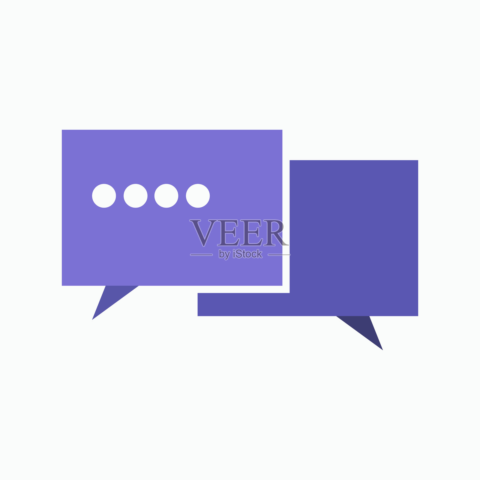 对话气泡插画图片素材