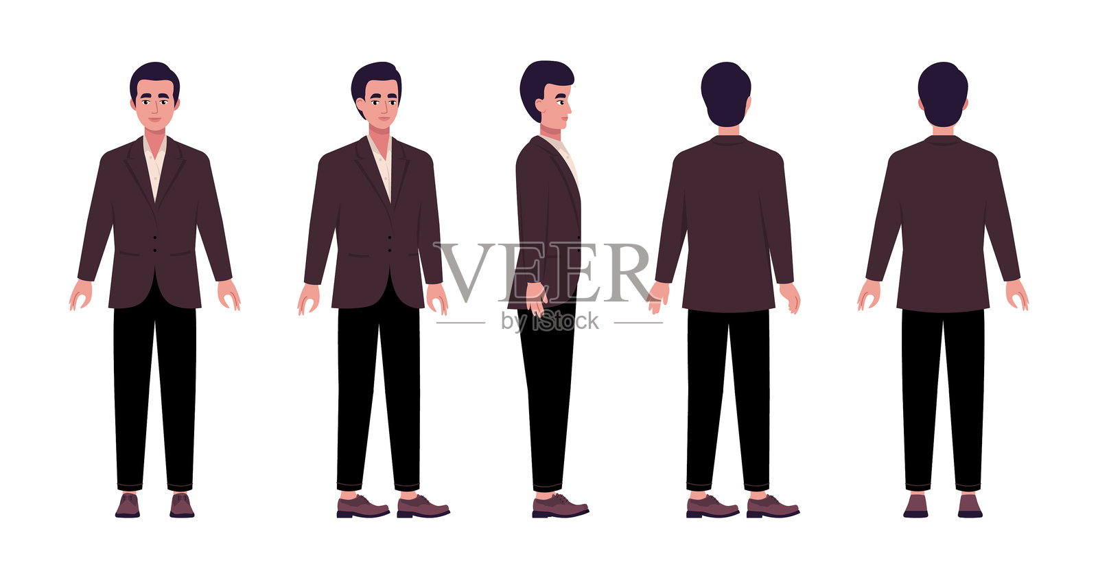 角色视角插画图片素材