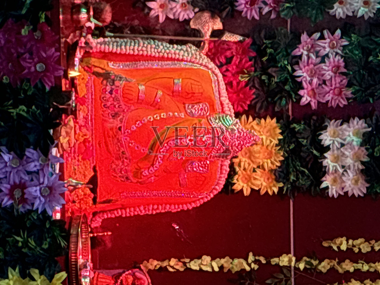 甘巴提·巴帕，印度印多尔的甘尼什节照片摄影图片