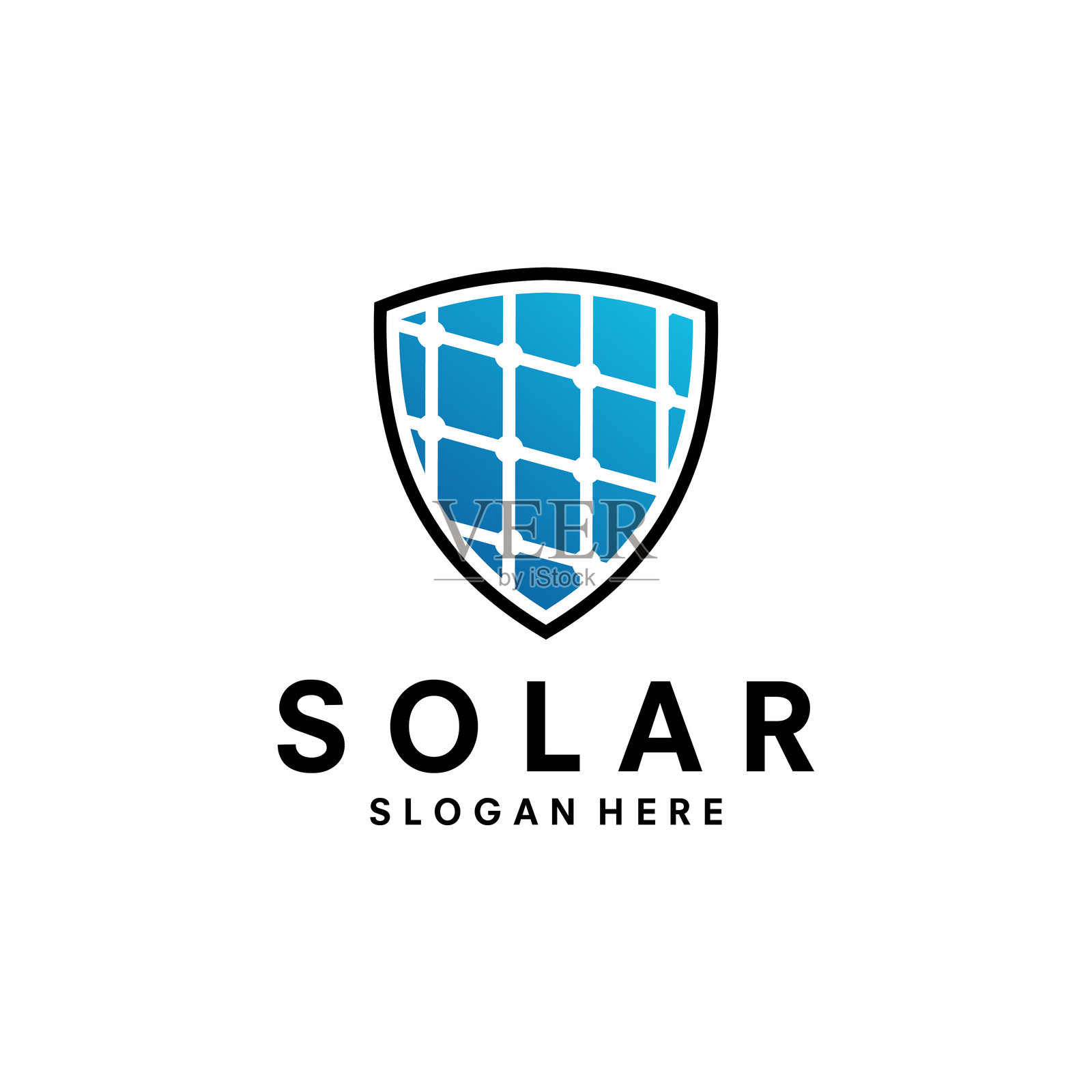 优雅美丽的动态明亮阳光光芒品牌公司标志设计的矢量插图插画图片素材