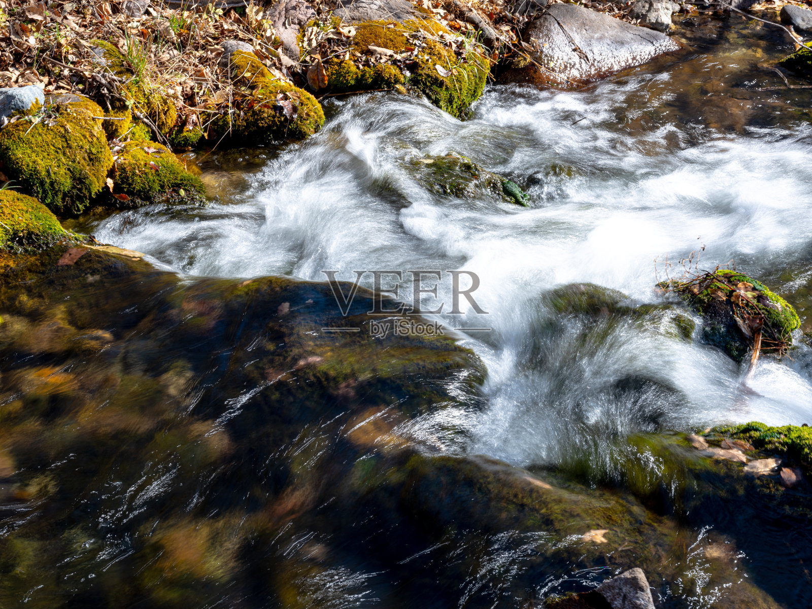 小瀑布照片摄影图片