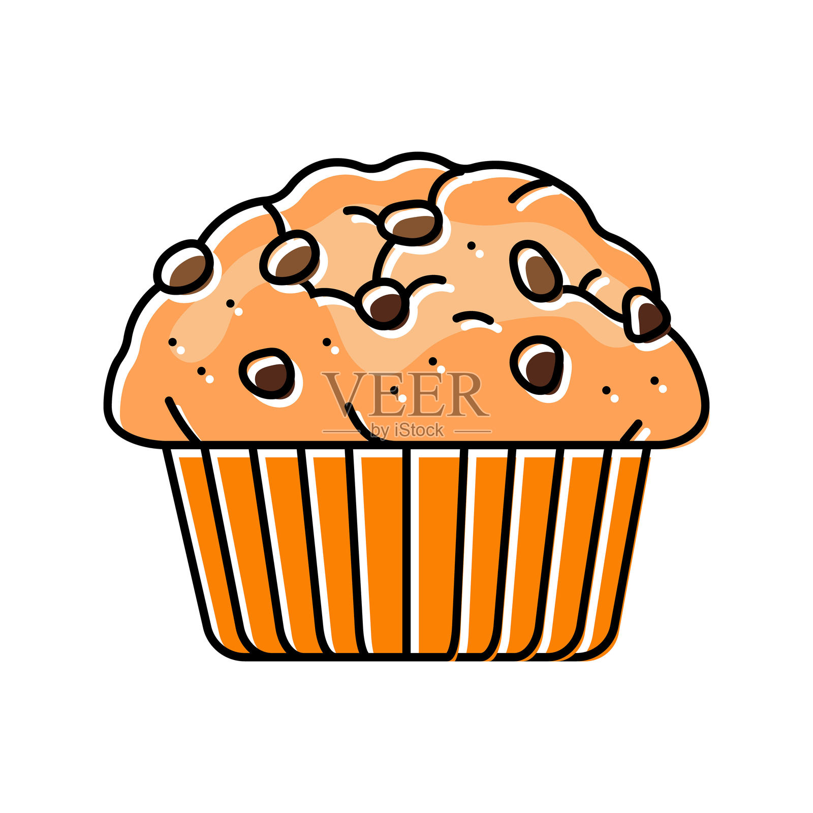 蔬菜条零食食品彩色图标插图插画图片素材